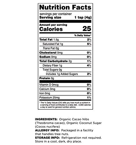 Terrasoul Superfoods Organic Sweet Cacao Nibs 1 Pound