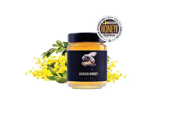 Global Award-Winning 100% Raw Mountain Acacia Honey USDA grade A+ 97 Points.