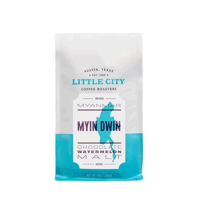 Myanmar Myin Dwin - Roasted by Little City Coffee Roasters - Whole Bean Coffee - 12 Ounce Bag