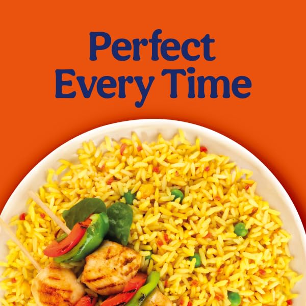 BEN'S ORIGINAL READY RICE Garden Vegetable Medley Flavored Rice Family Size 17.3 OZ Pouch (Pack of 6)