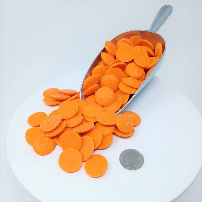 Merckens Coating Wafers Melting Wafers Orange color 2 pounds