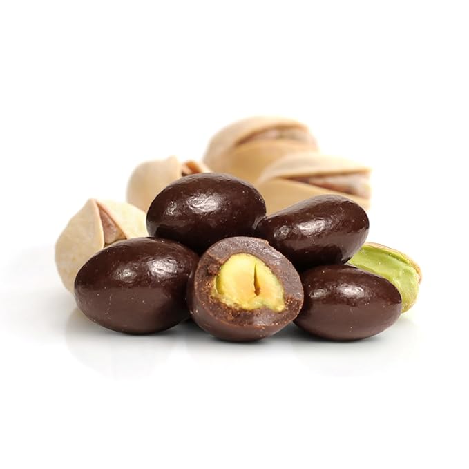 Dark Chocolate Covered Pistachio by It's Delish 5 lbs Bulk Bag | Chocolate Candy Nuts Bulk Pistachios Chocolates Sweet &amp Crunchy Nut Snack | Vegan Kosher