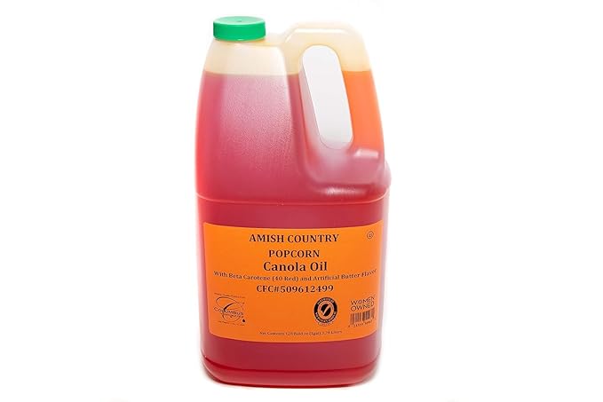 Amish Country Popcorn | Butter Flavored Canola Oil - 1 Gallon