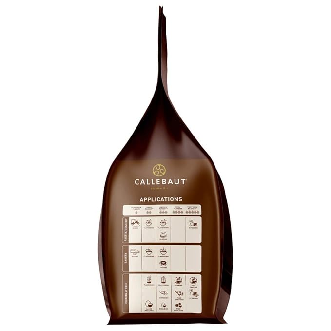 Callebaut Belgian Dark Couverture Chocolate Semisweet Callets 54.5% - 5.5 Lbs