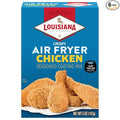 Louisiana Fish Fry Air Fryer Chicken Coating Mix 5 oz (Pack of 6) Each Box Coats 2 lbs of Chicken - Easy to Cook Air Fried Chicken - Crispy Texture Delicious Flavor