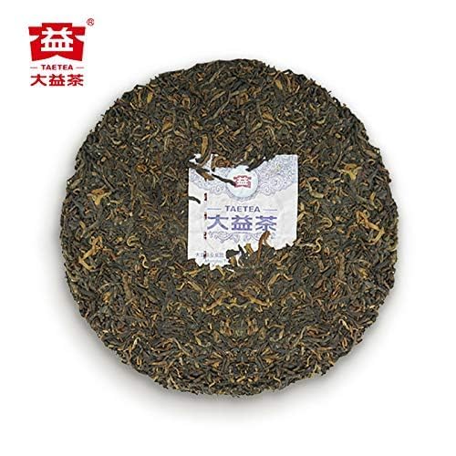 TAETEA Yunnan 7572 Classic Ripe Pu-erh Tea Aged Puerh Pu'er Tea Cake Black Tea for Daily Drink and Gift 150g / 5.29oz (Ripe)