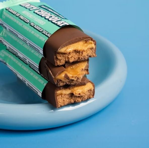 Barebels Protein Bars – Variety 4-Pack (Key Lime Pie Salted Peanut Caramel Caramel Choco Wild Cherry Minty Chocolate) – 16–20g Protein per Bar (Minty Chocolate)
