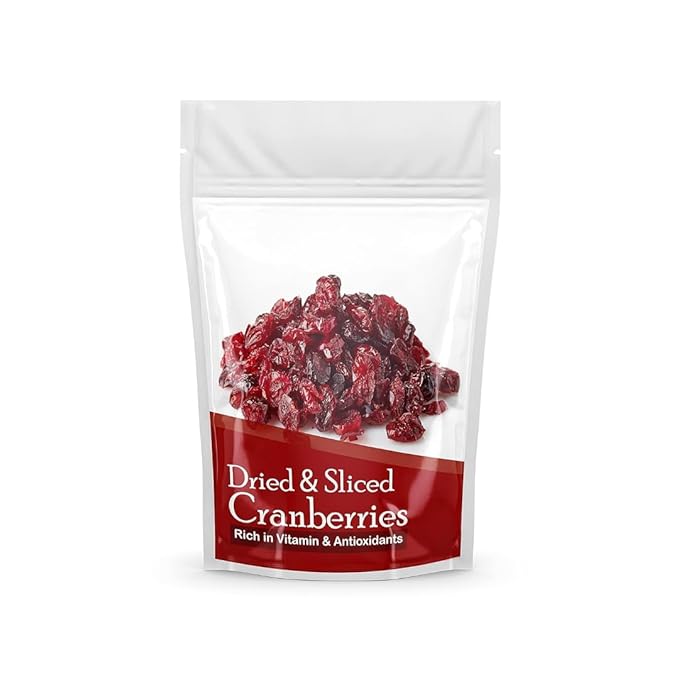 Generic Dried Cranberry dry fruit Naturally Dehydrated Real Sliced CranberriesHigh Nutrient and Antioxidant No Added Preservatives -250 gm