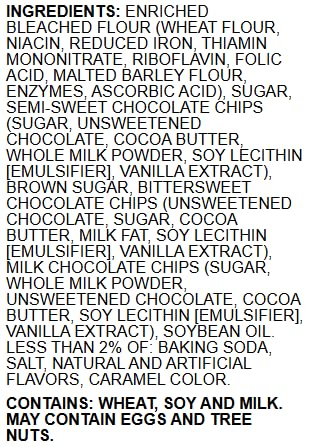 Triple Chocolate Cookie Mix 3 pk.