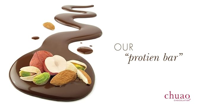 Chuao Chocolatier Triple Nut Temptation Dark Chocolate Gourmet Bars | For Gift Baskets Birthday Thank You Care Package | 10 Pack 2.8 oz Each