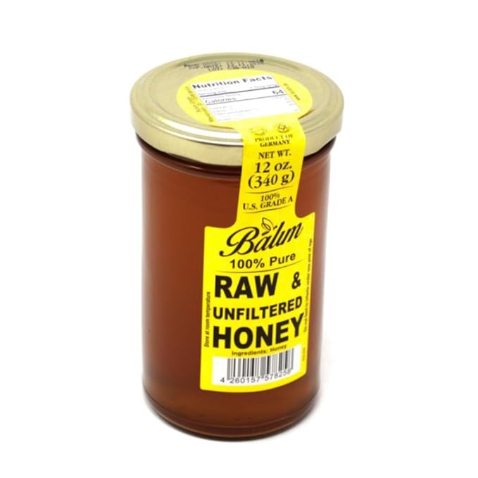 Balim Blossom Pure Honey 340 Gram [ 12 oz ] x 3 Pieces by Pufai