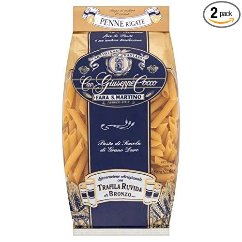 Giuseppe Cocco Pasta Penne Rigate 500g - Pack of 2
