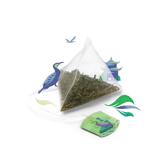 Twinings Discovery Collection Pure Sencha Green Tea 30 Large Leaf Pyramid Tea Bags