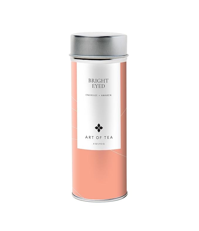 Art of Tea | Bright Eyed 4oz - Caffeine Free Turmeric Ginger Tea | Wellness Loose Leaf Artisan Tea