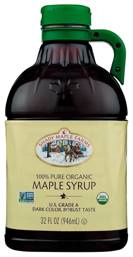 Shady Maple Farms Grade B Maple Syrup Plastic 32 Oz