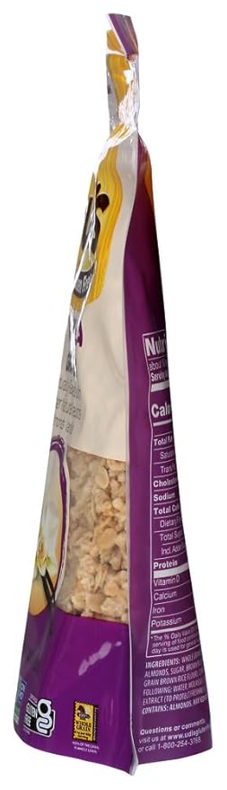 Udis Gluten Free Vanilla Granola 12 Ounce - 6 per case.