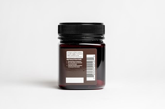 MELVO Manuka Honey MGO 263+ Manuka Honey (250g/8.8oz) Superfood Authentic Raw Honey from New Zealand