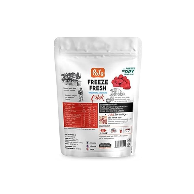 Freeze Dried Strawberries 15 Grams