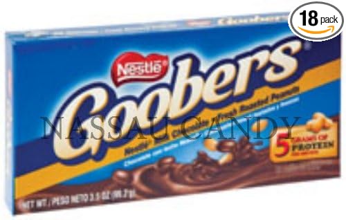 Goobers Candy Theater Box 3.5 Oz - Pack Of 18