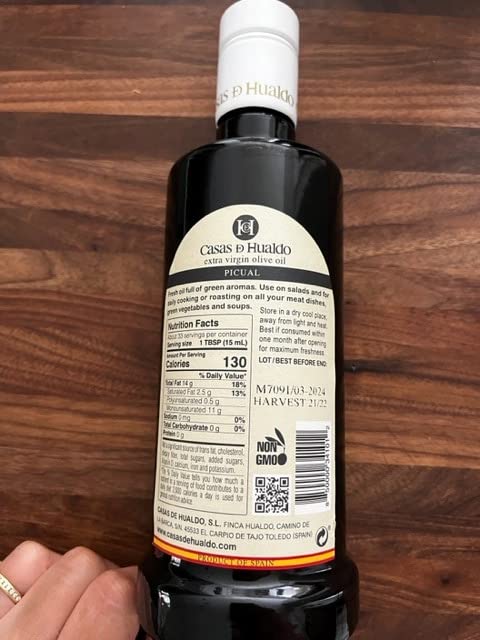 Casas De Hualdo Picual Extra Virgin Olive Oil Imported From Spain (500 ML Pack of 3)