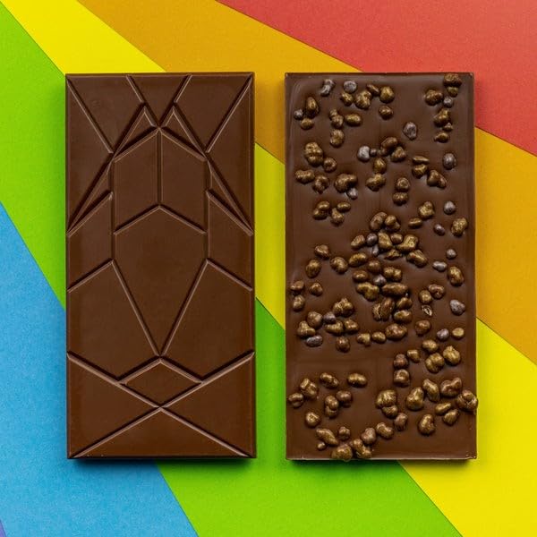 OmNom Best Sellers Trio | Toffee + Sea Salt Caramel Pride Bar Cookies + Cream | Icelandic Bean To Bar Chocolate by OMNOM CHOCOLATE REYKJAVIK | 3 x 60g Bar