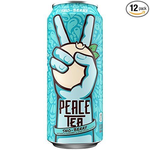 Peace Tea Sno-Berry Sweet Iced Tea Drinks 23 fl oz 12 Pack