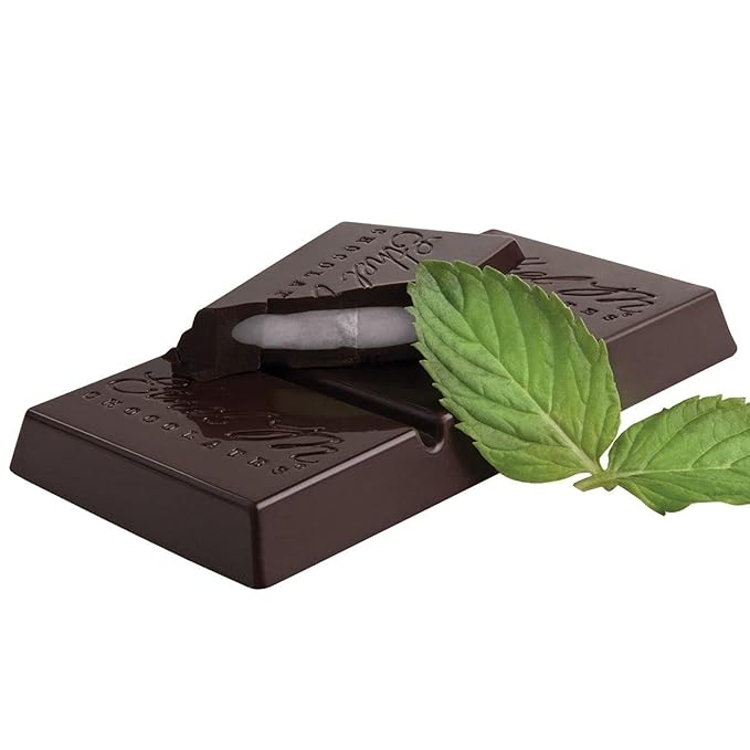 Ethel M Chocolates Premium Dark Mint Chocolate Mint Bars Individually Wrapped Chocolate Candy Bars for Gifting Holidays &amp Everyday Indulgence (24 Pieces)