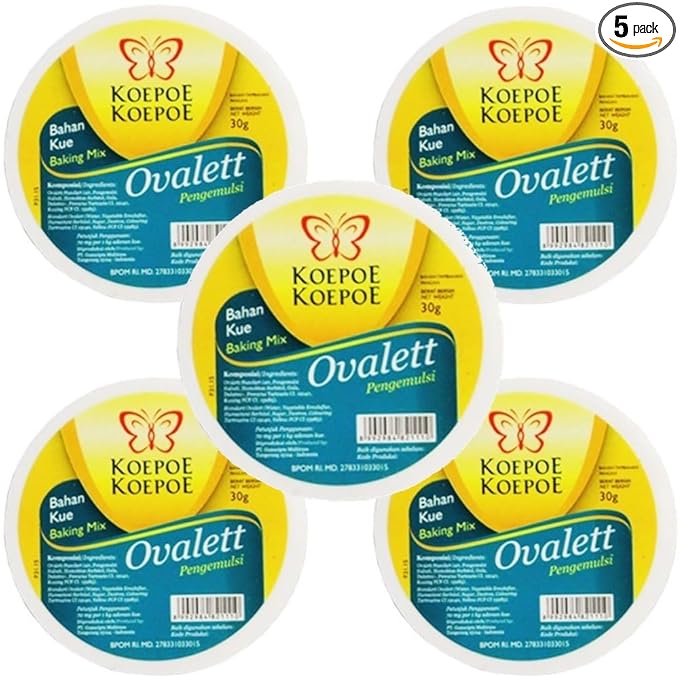 Koepoe Koepoe Bahan Kue Baiking Mix series Ovalett 30g (Pack of 5)