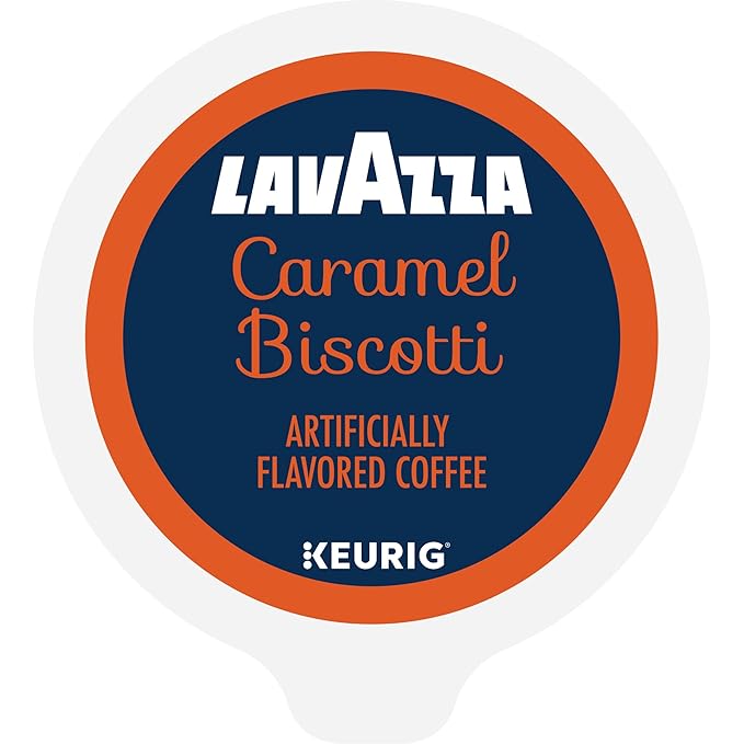 Lavazza Keurig® K-Cup® Flavor Variety Pack Light-Medium Roast (30 Pods: 10 Tiramisu 10 Vanilla Affogato 10 Caramel Biscotti)