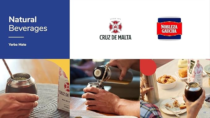 YERBA MATE CRUZ de MALTA 2.2lb 1 kilo (Pack Of 2)