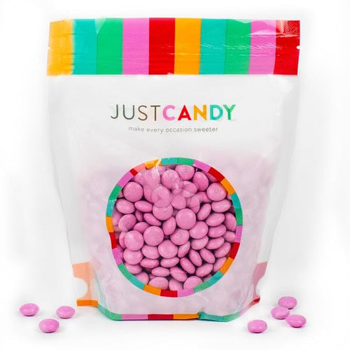 375pcs Pink Coated Milk Chocolate Covered Candies (12oz 375pcs)