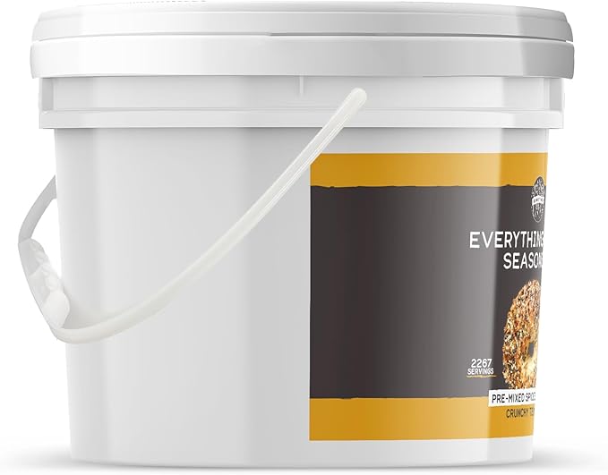 Birch &amp Meadow 1 Gallon of Everything Bagel Seasoning Pre-Mixed Spices &amp Seeds Crunchy Texture