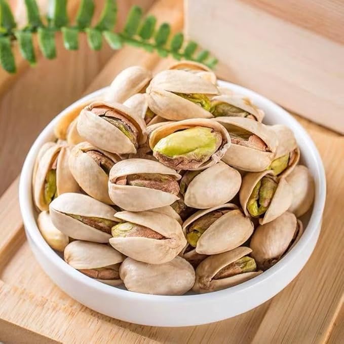 Delicious Nuts and Pistachios 100g/Bag Salt Baked Flavored Large Particle Pistachios High Nutrition Dried Fruits Nut Snacks High Protein Home Health Snacks (10 Bags)