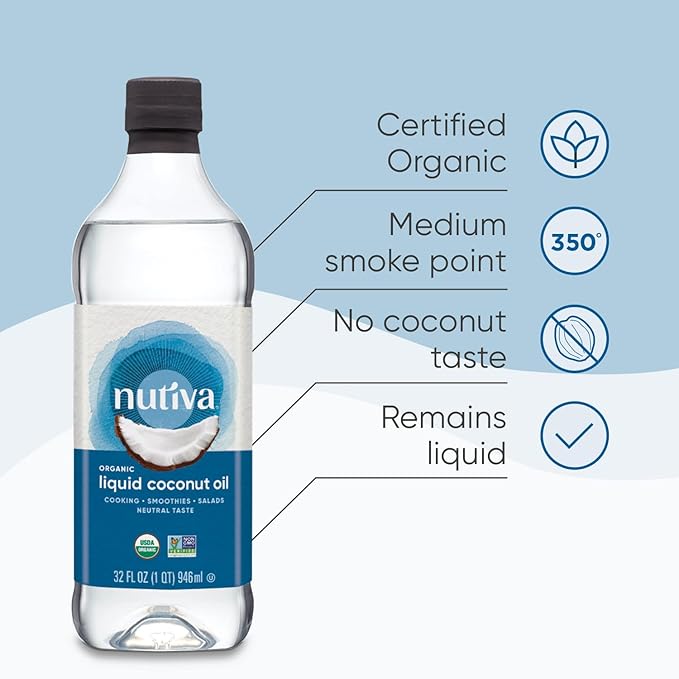 Nutiva Oil Coconut Organic 8 Fl Oz