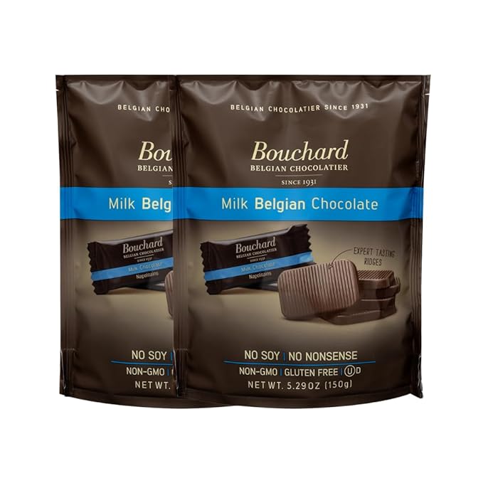 Bouchard Belgian Milk Chocolate (5.29 OZ / 150g) (Pack of 2)