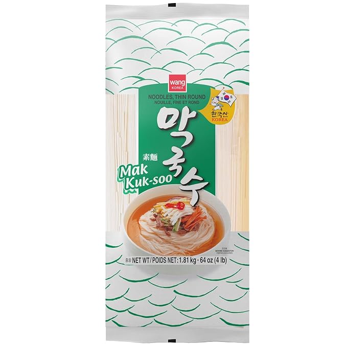 Wang Essential Korean Noodle for Pantry - Makguksu Udon Jjjajang Memil Soba