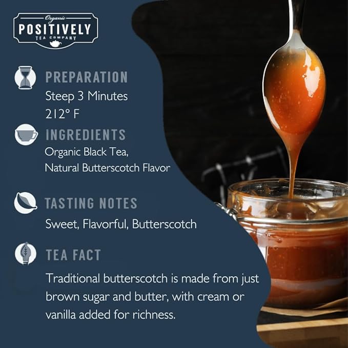 Organic Positively Tea Company Dessert Tea Sampler Loose Leaf 4 Ounce 3 Pack