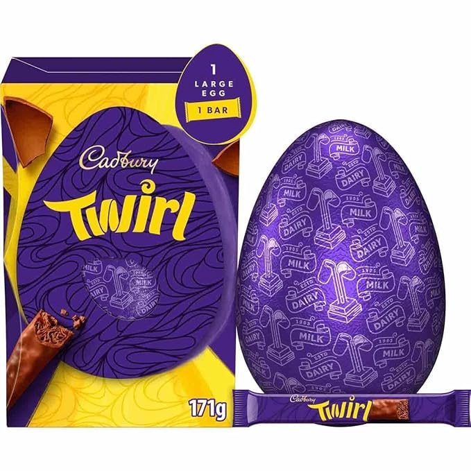 Cadbury Twirl Chocolate Easter Egg 171g (Pack of 1)