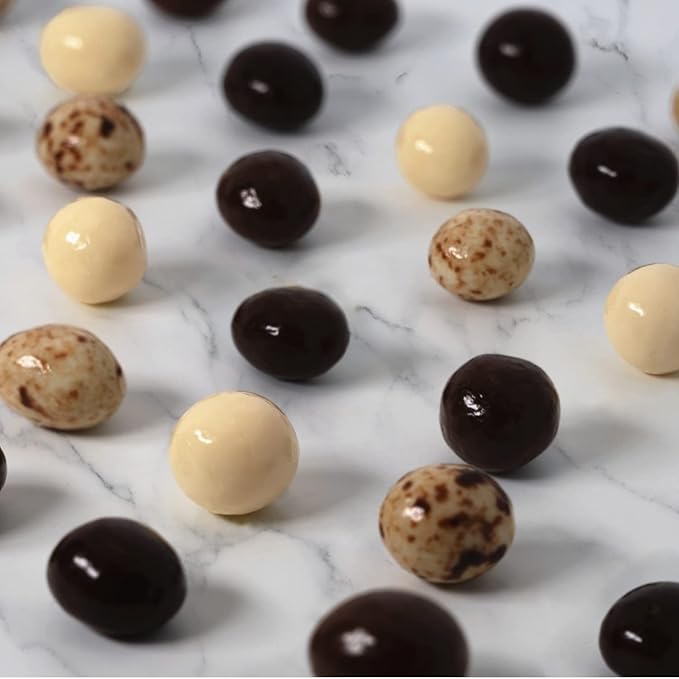 Dilettante Espresso Blend Espresso Beans In Semisweet Milk and White Chocolate 5 Pound