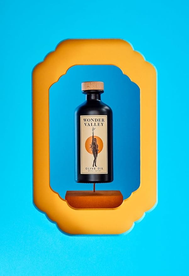 WONDER VALLEY - California Extra Virgin Olive Oil | High in Polyphenols Vitamin E Fatty Acids | Smooth Verdant Flavor | All-Purpose Everyday Cooking | Harvested Nov. 2023 (12.7 fl oz | 375 ml)