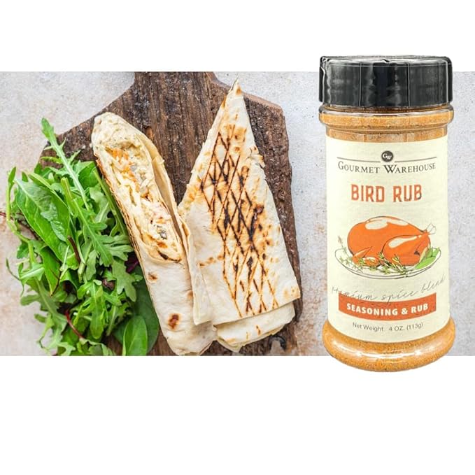 Gourmet Warehouse Bird Rub/Seasoning 4 ozs 3 Pack - Gluten Free No MSG No HFCS