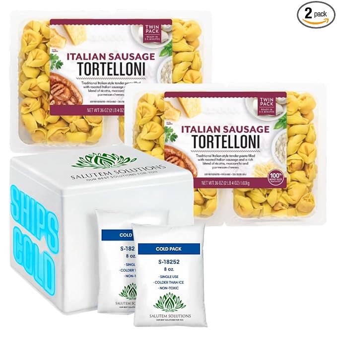 Salutem Vita - Italian Sausage Tortelloni 36 oz - Pack of 2