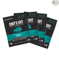 Chef's Cut Beef Jerky Meat Teriyaki (2.5 Ounce Bags Pack of 4) - High Protein 10g Protein 80 Calories Gluten-Free Premium Lean Smoked Beef Keto Friendly Snack Low Carb Snack