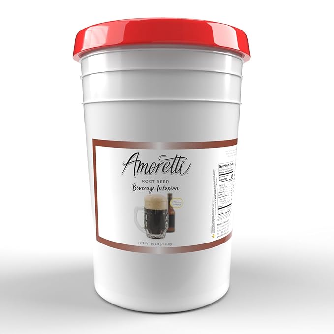 Amoretti - Root Beer Beverage Infusion - Drink Mix &amp Water Enhancer with Pump for Flavoring Cocktails Waters Teas and other Beverages Preservative Free