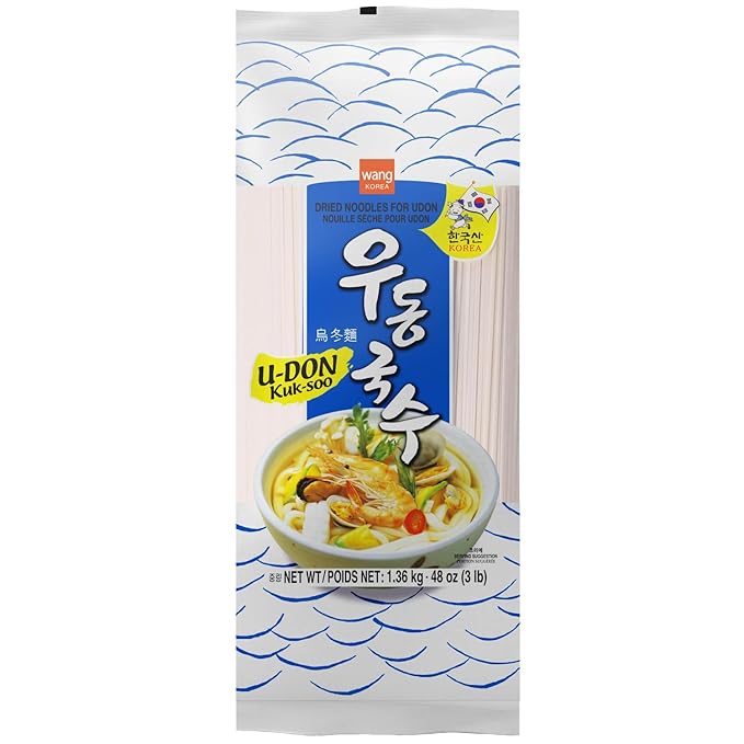 Wang Essential Korean Noodle for Pantry - Makguksu Udon Jjjajang Memil Soba