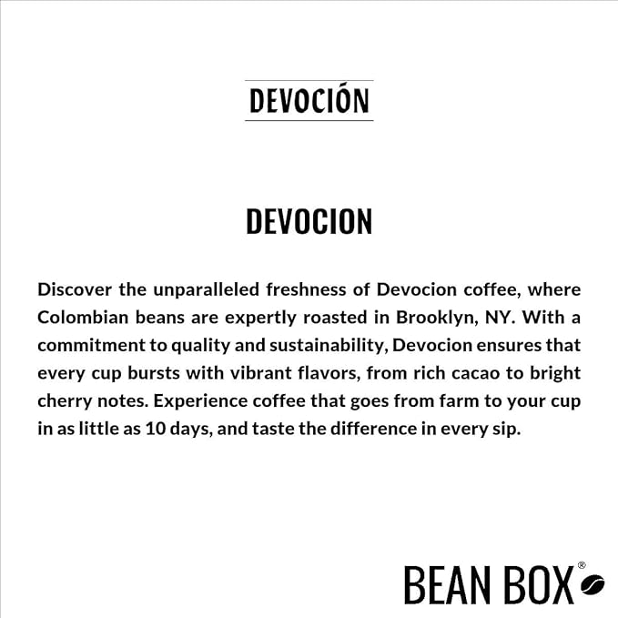 Bean Box Sampler - Roasted by Devocion 3-Pack Whole Bean Coffee Gourmet Coffee