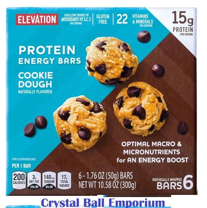 🍪🤩 4-PACK Irresistible Gluten-Free Cookie Dough &amp Yogurt Honey Protein Bars! 🌟💪 4 Boxes 32 Bars of Tasty Energy Boosts – Perfectly Sweet &amp Satisfying! 📦🎉15 grams of protein and 22 key v