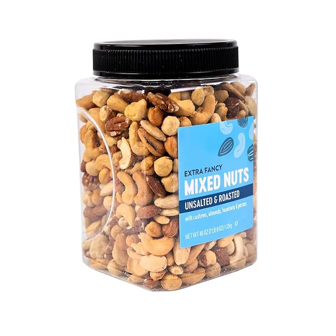 Farms Roasted Unsalted Fancy Mixed Nuts 40 oz (1 Pack)