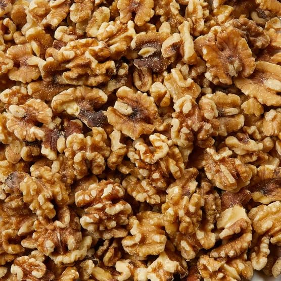 Walnuts Halves And Pieces Fresh Raw Walnuts Chopped Crunchy Unsalted Usa Grown 48 Oz (3 Lb) With With Mini Scooply Scoop