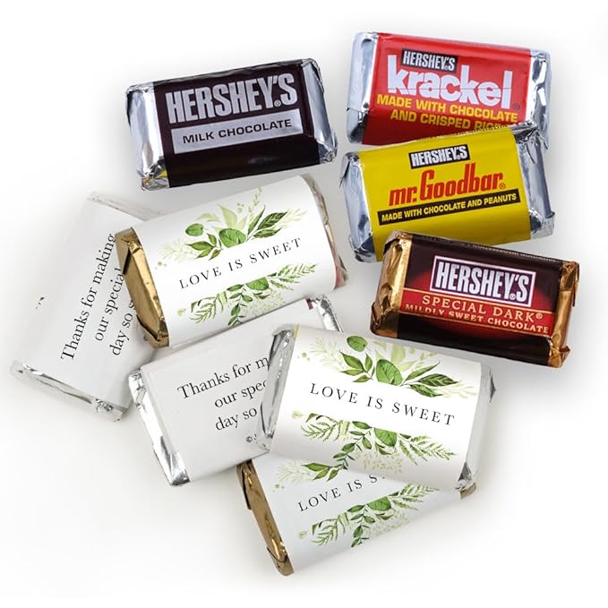 1.6 lbs Wedding Candy Mix (Approximately 115 Pcs) - Bulk Party Favors for Guests Candy for Candy Buffet